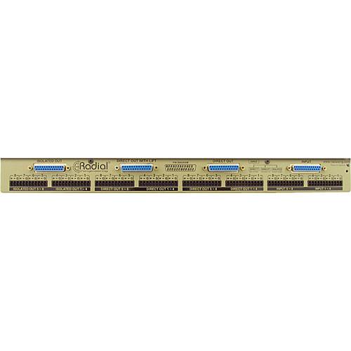 Radial Ox8-R Eight-Channel Three Way Mic Level Signal Splitter Jensen Transformers - Red One Music