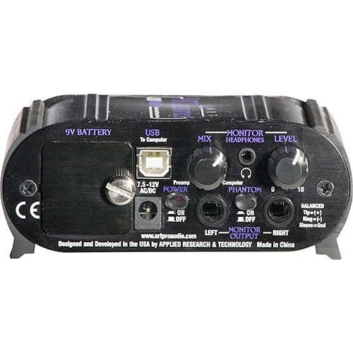 Art Usbdualpreps Project Series Dual Preamp Amp Computer Interface - Red One Music