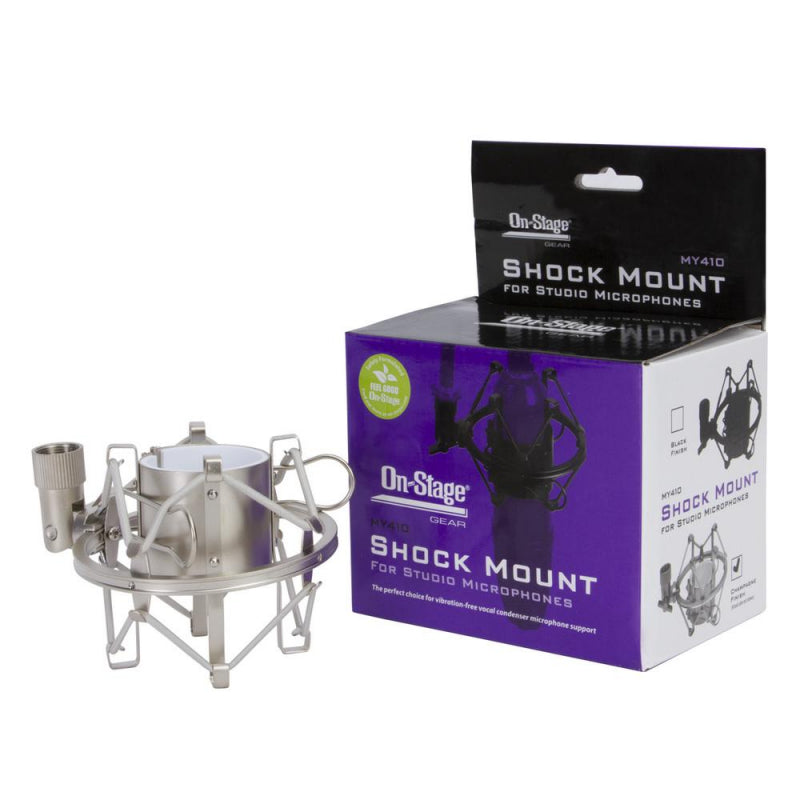 On-Stage MY410CG Shock Mount for Studio Mics (42 mm–48 mm)
