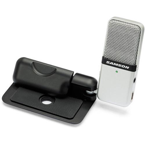 Samson Gomicb Samsongo Mic Usb Microphone For Mac And Pc Computers Silver - Red One Music