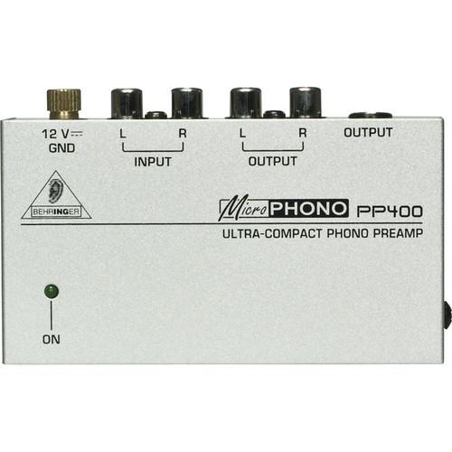 Behringer Pp400 Ultra Compact Phono Preamplifier - Red One Music