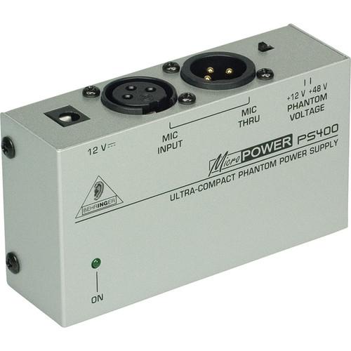 Behringer Ps400 Ultra-Compact Phantom Power Supply - Red One Music