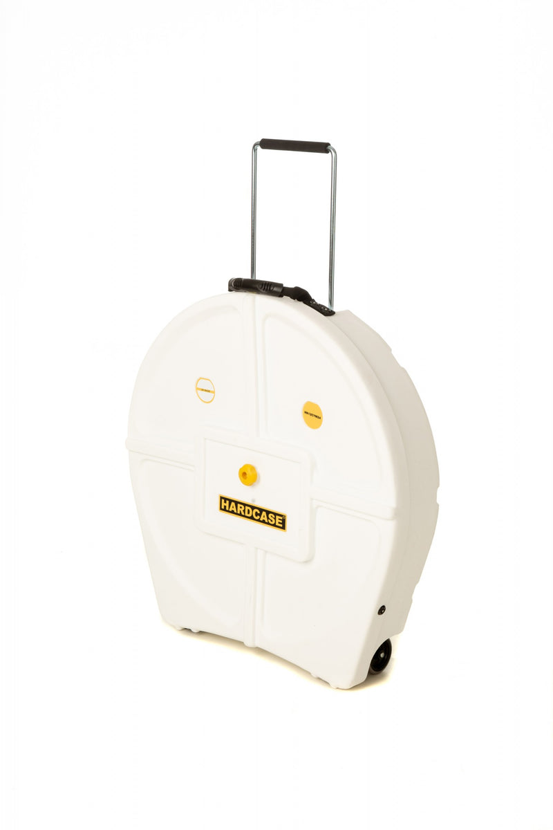 Hardcase HNP12CYM24W With Wheels 24" Cymbal Case (White)