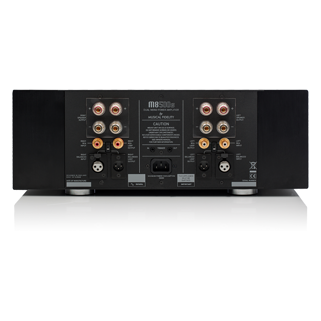 Musical Fidelity MufpowM850SBK M8S-500S Power Amplificateur - noir