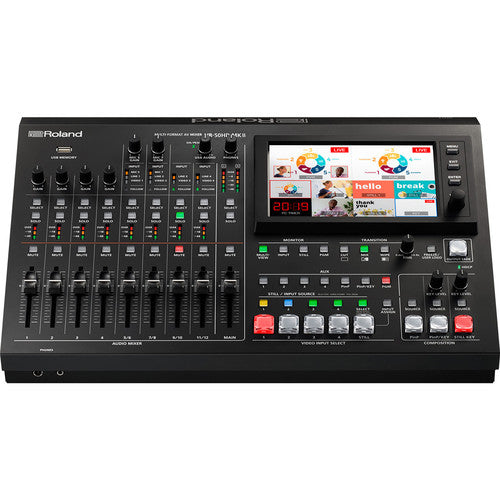 Roland VR-50HD MK2 Multi-format AV Mixer avec streaming USB 3.0