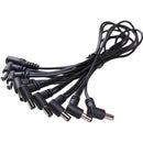 Mooer Pdc-8S 8 Straight Plug Daisy Chain Power Supply Cable - Red One Music