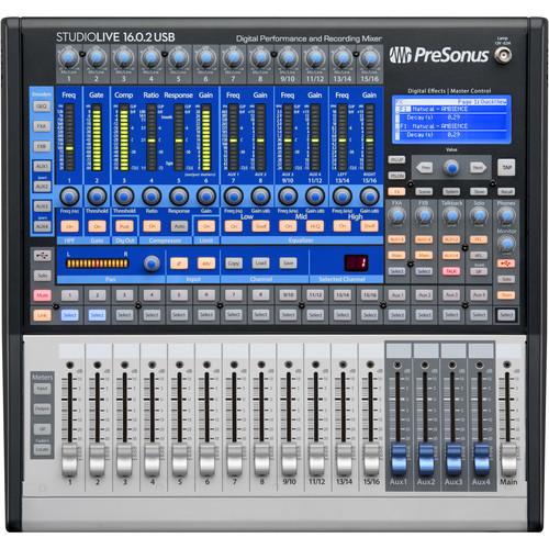 Table de mixage numérique de performance et d'enregistrement USB PreSonus STUDIOLIVE 16.0.2 - DÉMO