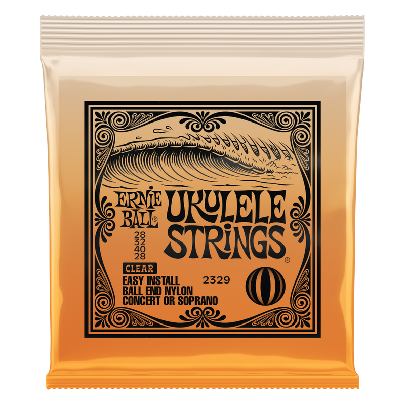 Ernie Ball 2329EB Concert/Soprano Ukulele Strings - Clear