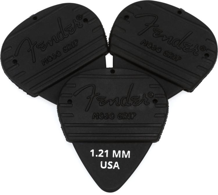 Fender MOJO GRIP Delrin Guitar Picks 1.21mm 3pk