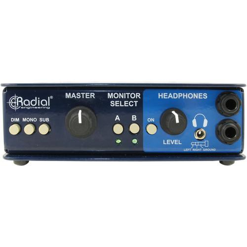 Radial Mc3 Studio Monitor Controller With Headphone Amplifier - Red One Music