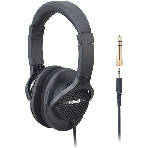 Roland Rh-A7-Bk Monitor Headphones Black - Red One Music