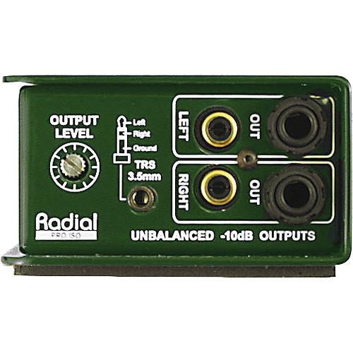 Radial Pro Iso 4-10 Db Stereo Line Isolator - Red One Music