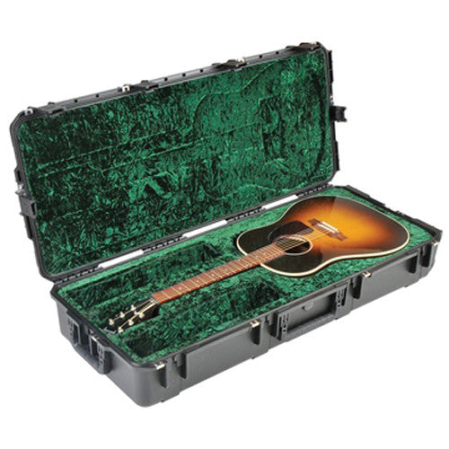SKB 3i-4217-18 Étui de guitare acoustique imperméable ISeries avec roues - noir