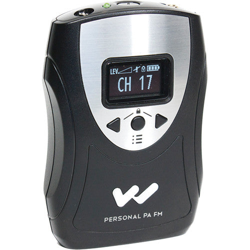 Williams AV PPA T46 Émetteur de poche personnel PA (noir et argent)