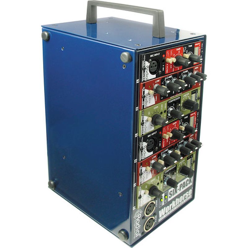 Radial Engineering SIXPACK 500 Series Desktop Power Rack (6-Pack)