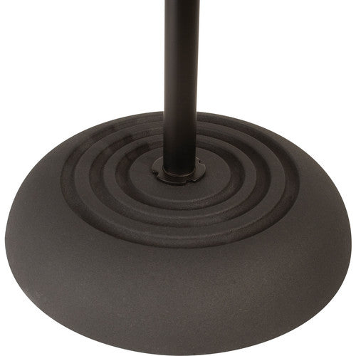 Ultimate Support JS-MCRB100 Pied de microphone à base ronde avec hauteur réglable
