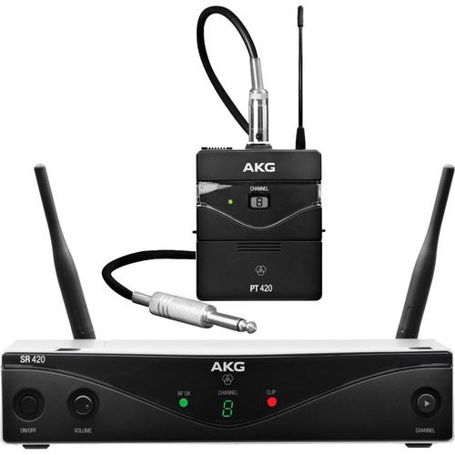 AKG WMS420 Instrumental Uhf Wireless Instrumental System - Red One Music