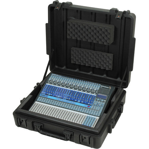 SKB 1R2723-8BW Rotationally Molded Case for PreSonus Studiolive 24-Channel Mixer & Allen & Heath ZED24 Mixer