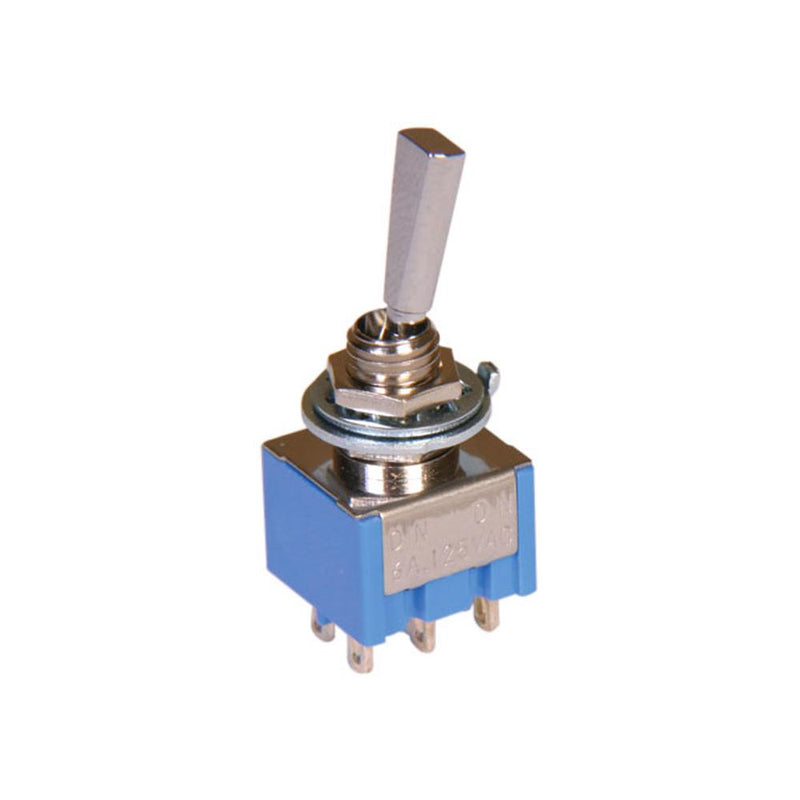 Profile SW65 / 2-Way Mini Toggle Switch Nickel - Red One Music