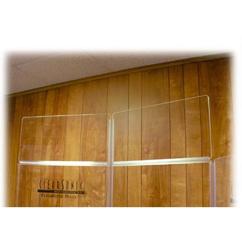 Clearsonic Arx2412X1 Wide X 12"High 1-Section Scratch Resistant Height Extender With H-Channel - Red One Music