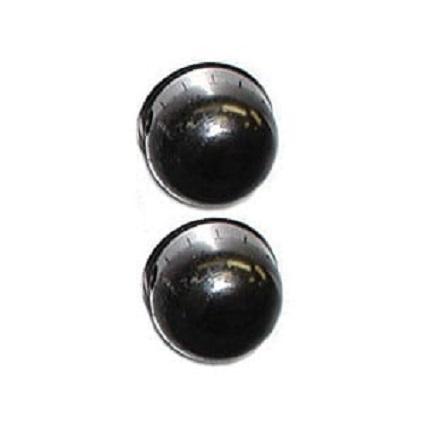 Ashly Klr-Lk2 Set Of 2 Aluminum Security Locking Knobs For Klr Front Panel Volume Controls - Red One Music