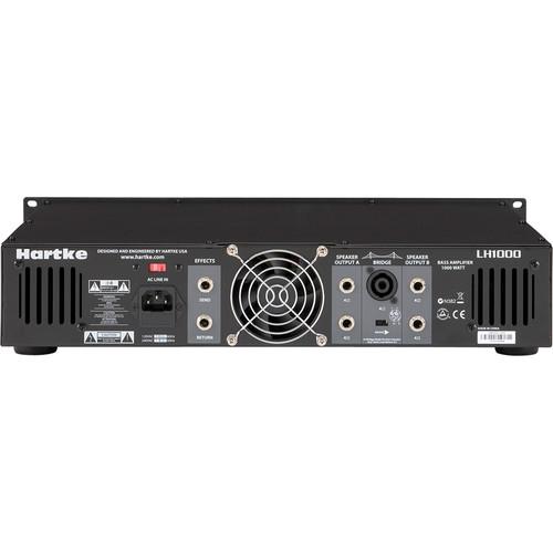 Hartke Lh1000 1000W Bass Amplifier Head - Red One Music