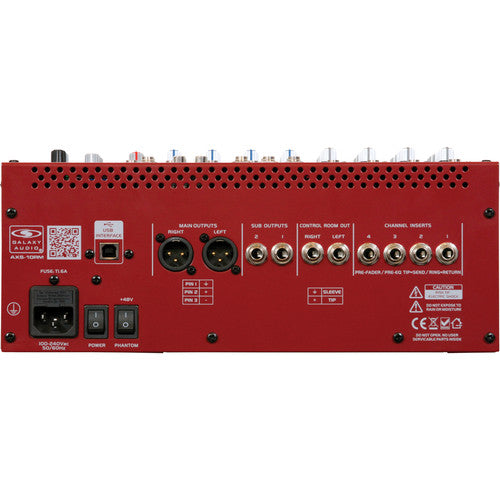 Galaxy Audio AXS-10RM 12-Input Analog Audio Mixer - Rack Mountable