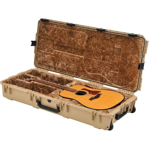 SKB 3I-4217-18-T iSeries Waterproof Acoustic Guitar Case w/Wheels - Tan