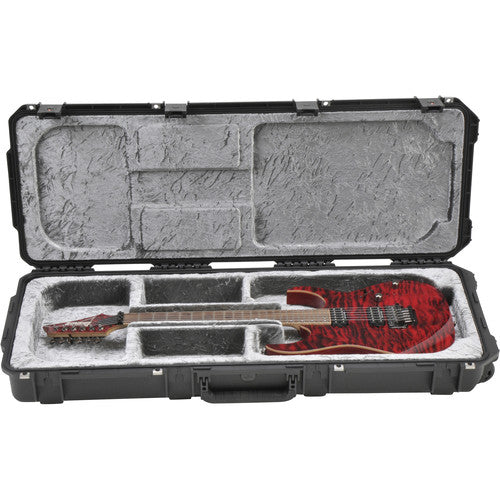 SKB 3I-4214-OP ISERIES Étui de vol à cavité ouvert imperméable pour guitare électrique