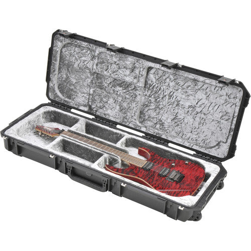 SKB 3I-4214-OP ISERIES Étui de vol à cavité ouvert imperméable pour guitare électrique