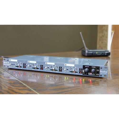 Radial Sw4 4-Channel Audio Switcher - Red One Music