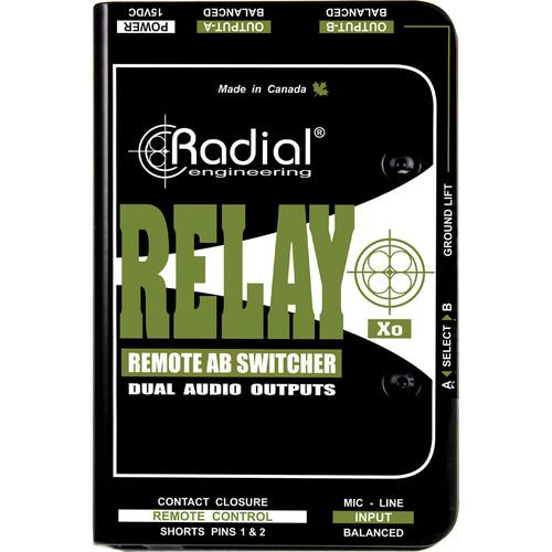 Radial Relay Xo Balanced Remote Ab Switcher - Red One Music