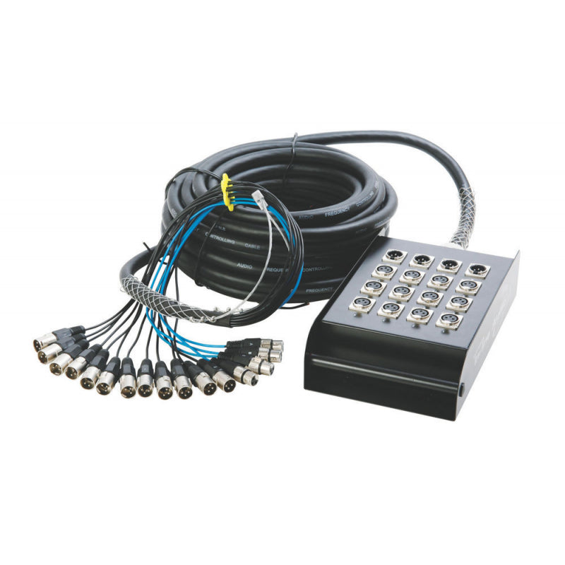 On-Stage SNK124100V2 100' 12-Channel/4-Return Stage Snake