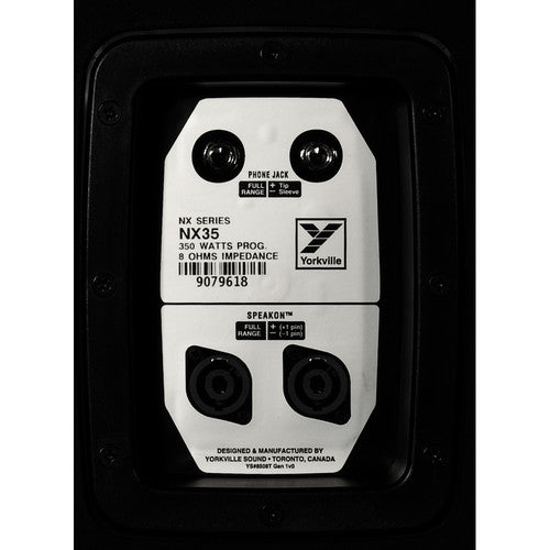 Yorkville NX35-2 NX Series 2-Way Passive 500W Loudspeaker - 12"