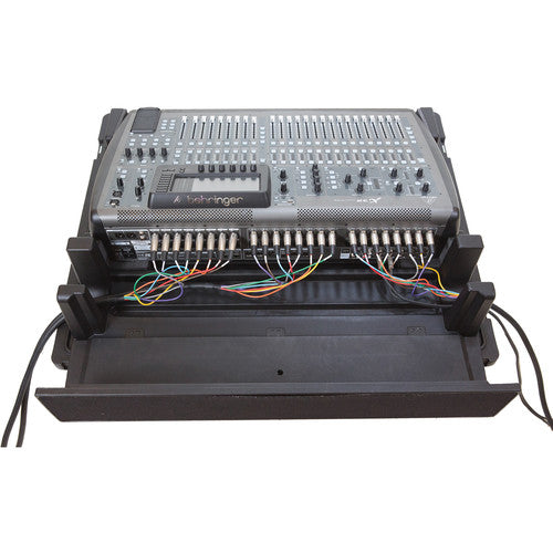 SKB 1RMX32-DHW Roto-Molded Mixer Case with Wheels For Behringer X32 Mixer