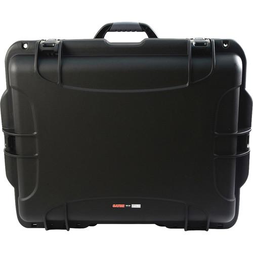 Gator Cases Gu-2217-13-Wpdf Black Injection Molded Case With Diced Foam - Red One Music