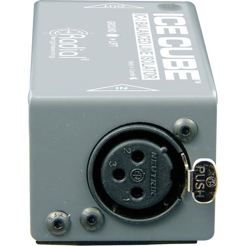 Radial Ice Cube C-1 Balanced Line Isolator And Hum Eliminator - Red One Music