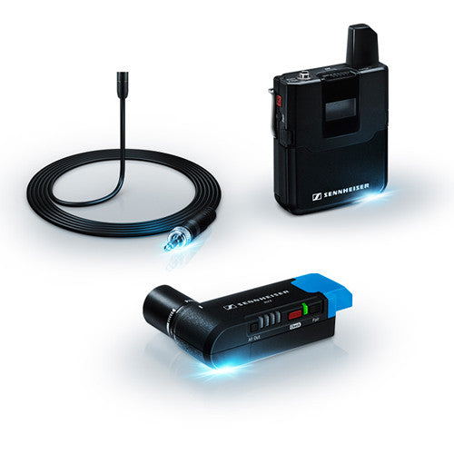 Sennheiser AVX-MKE2 SET-4 Digital Camera-Mount Wireless Omni Lavalier Microphone System (1.9 GHz)