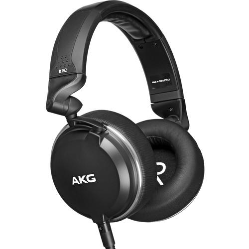 AKG K182 Professional Closed-Back Monitor Headphones - Red One Music