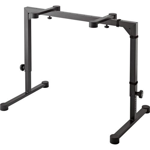 K&M 18810 Omega Table-Style Keyboard Stand Black - Red One Music