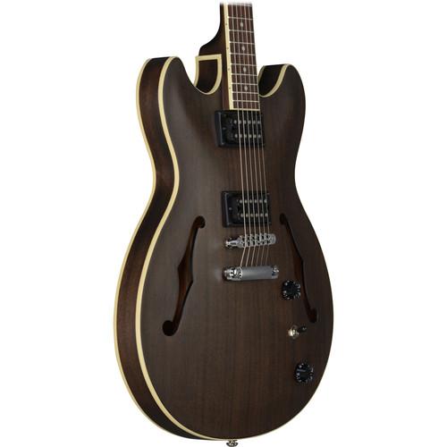 Ibanez AS53-TKF Transparent Black Electric Guitar - Red One Music