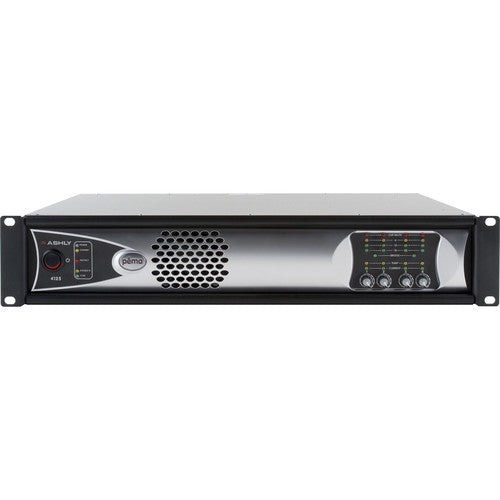 Ashly PEMA 4125D 4-Channel 500W Pema Network Power Amplifier with OPDante Card & Protea DSP Software Suite (Low-Z)