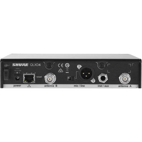 Shure QLXD4 Digital Wireless Receiver (X52: 902 to 928 MHz)