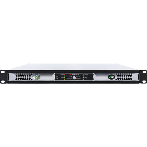 Ashly NXP752D 1U 2-Channel Multi-Mode Network Power Amplifier with Protea DSP Software Suite & Dante Digital Interface