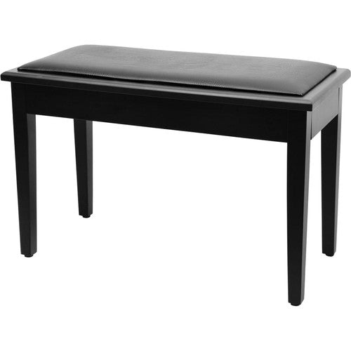 On-Stage KB8904B Deluxe Piano Bench With Storage Compartment