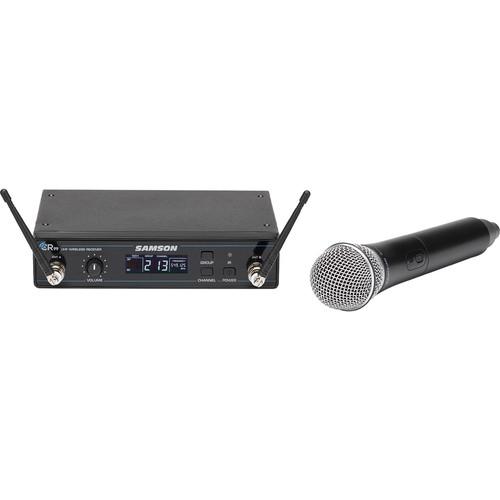 Samson Swc99Hq8-D Samsonconcert 99 Handheld Frequency-Agile Uhf Wireless System D 542-566 Mhz - Red One Music