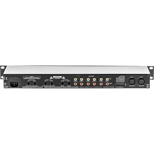 Art MX624 6-Channel Stereo Mixer With Two Zone Outputs - Red One Music