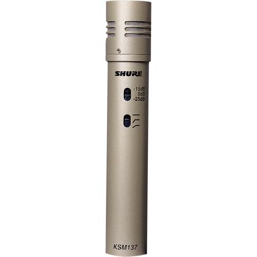 Shure KSM137/SL Cardioid Microphone Single Microphone - Red One Music