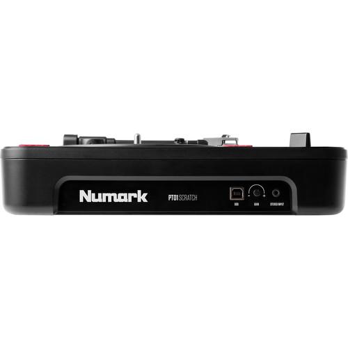 Numark Pt01Scratch Portable Turntable Amp Dj Scratch Switch - Red One Music