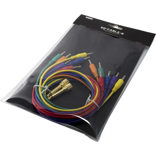 Korg SQ-Cable-6 - Patch Cables for SQ-1 Sequencer (Set of 6)